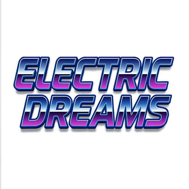 Electric Dreams 80's Coloring Book