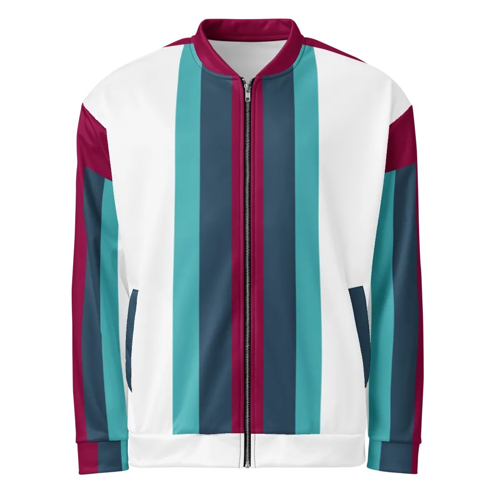 Customizable Stripes All-Over Bomber Jacket product image (6)