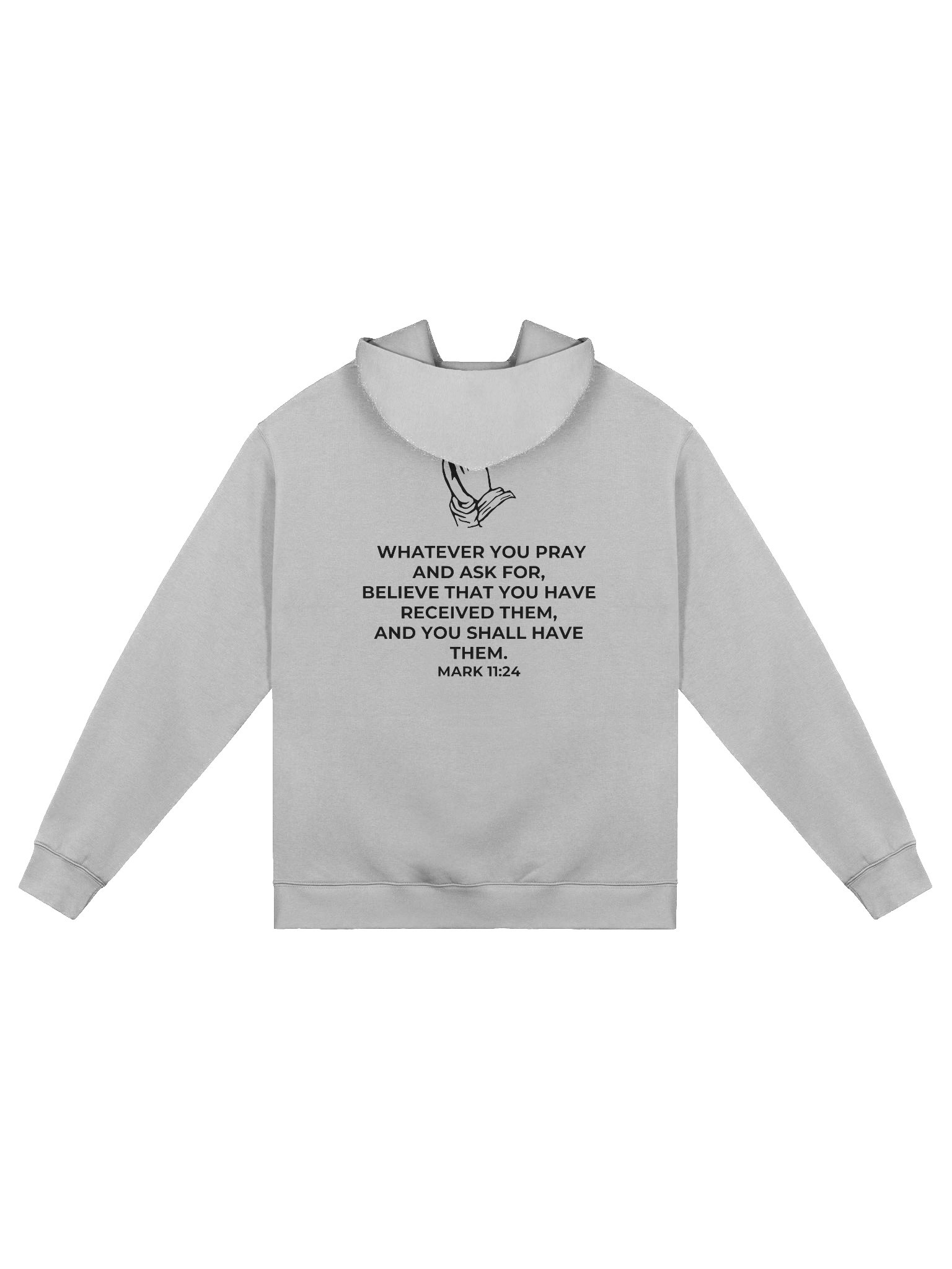 Mark 11:24 Eclipse Oversized Hoodie [Dark] product image (3)