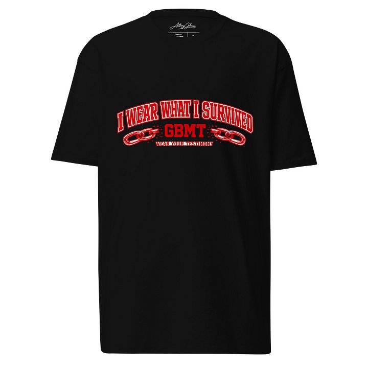 I Wear What I Survived Black GBMT Tee product image (1)