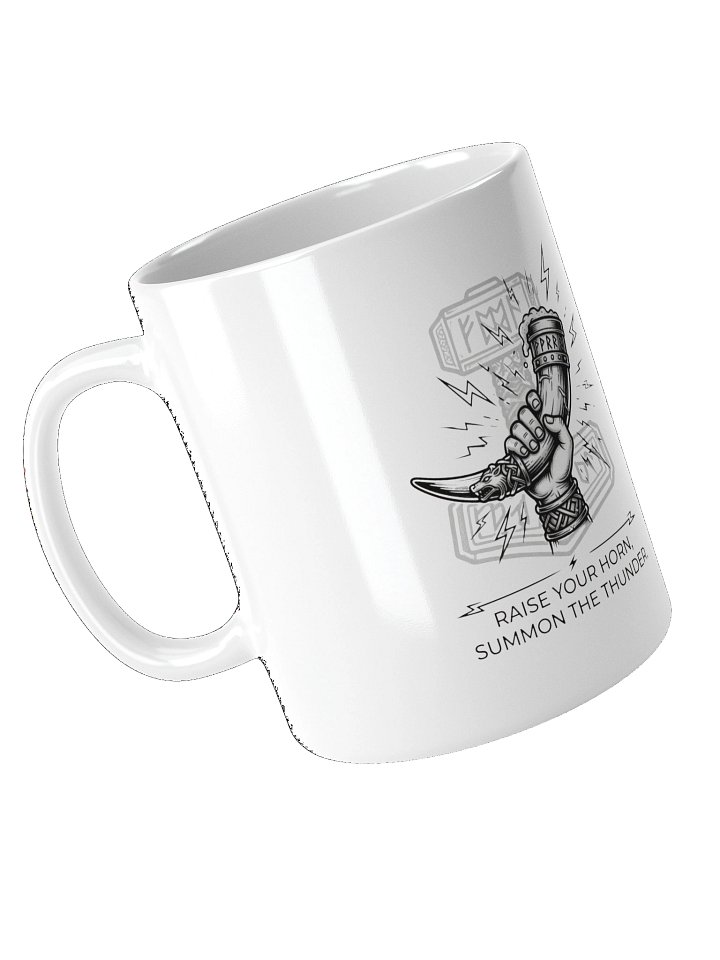 "Raise Your Horn, Summon the Thunder" – Heritage Mug product image (2)