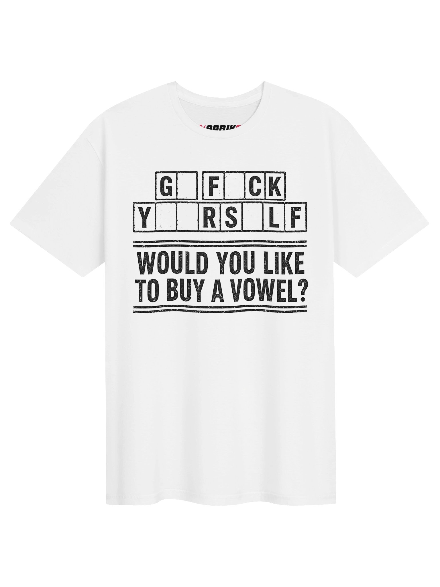 Buy A Vowel Funny Sarcastic T-Shirt product image (1)