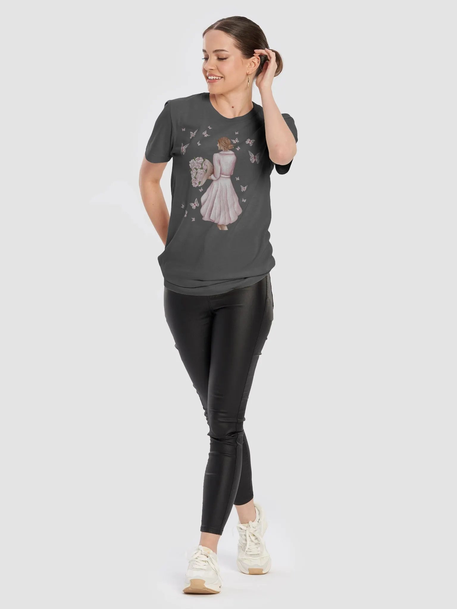 Woman Surrounded By Butterflies T-shirt product image (60)