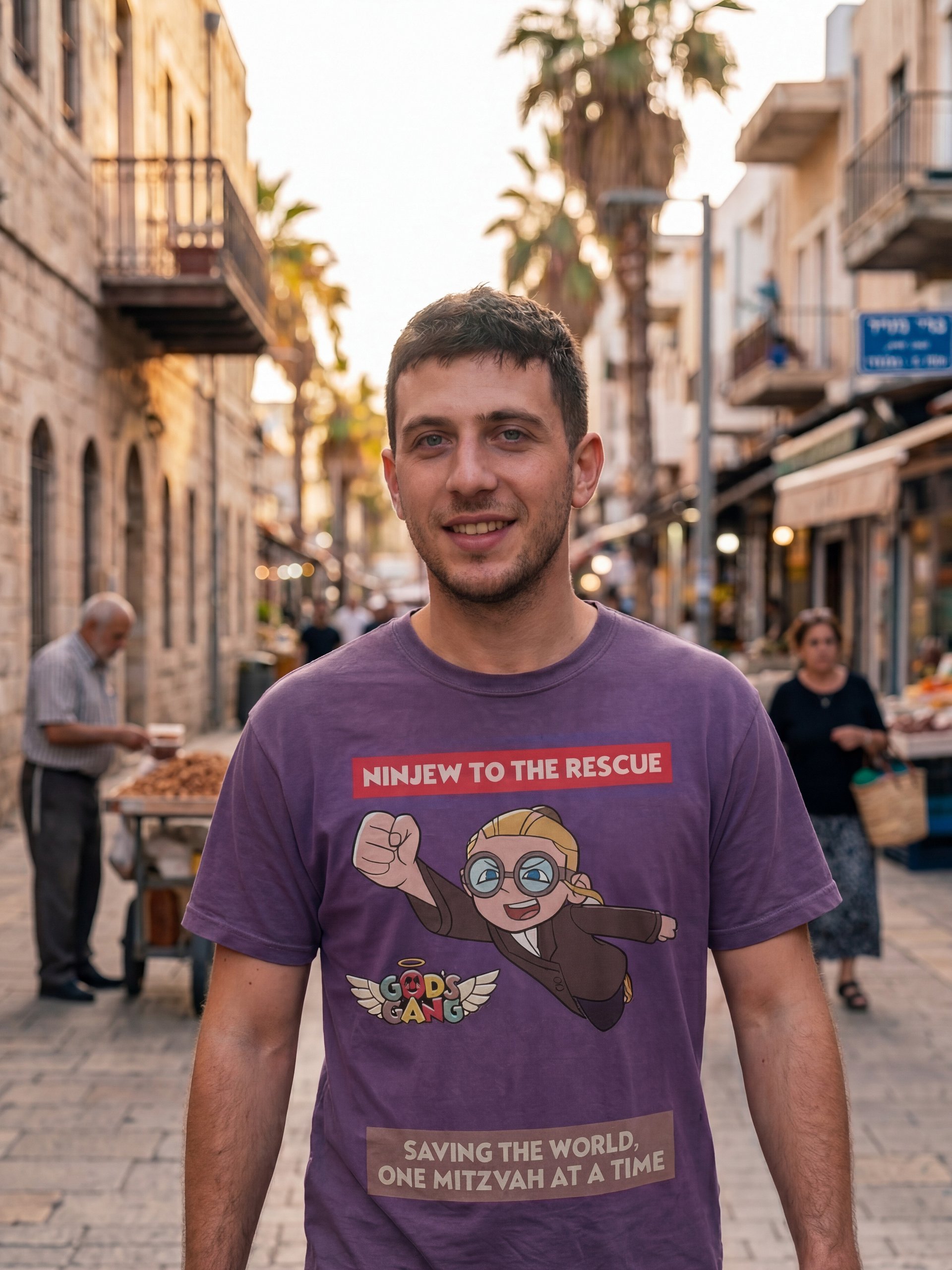 Ninjew to the Rescue | God's Gang Tee product image (72)
