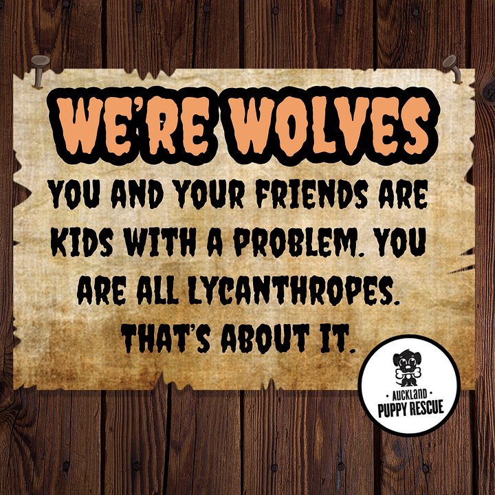 We're Wolves - One-page RPG product image (1)