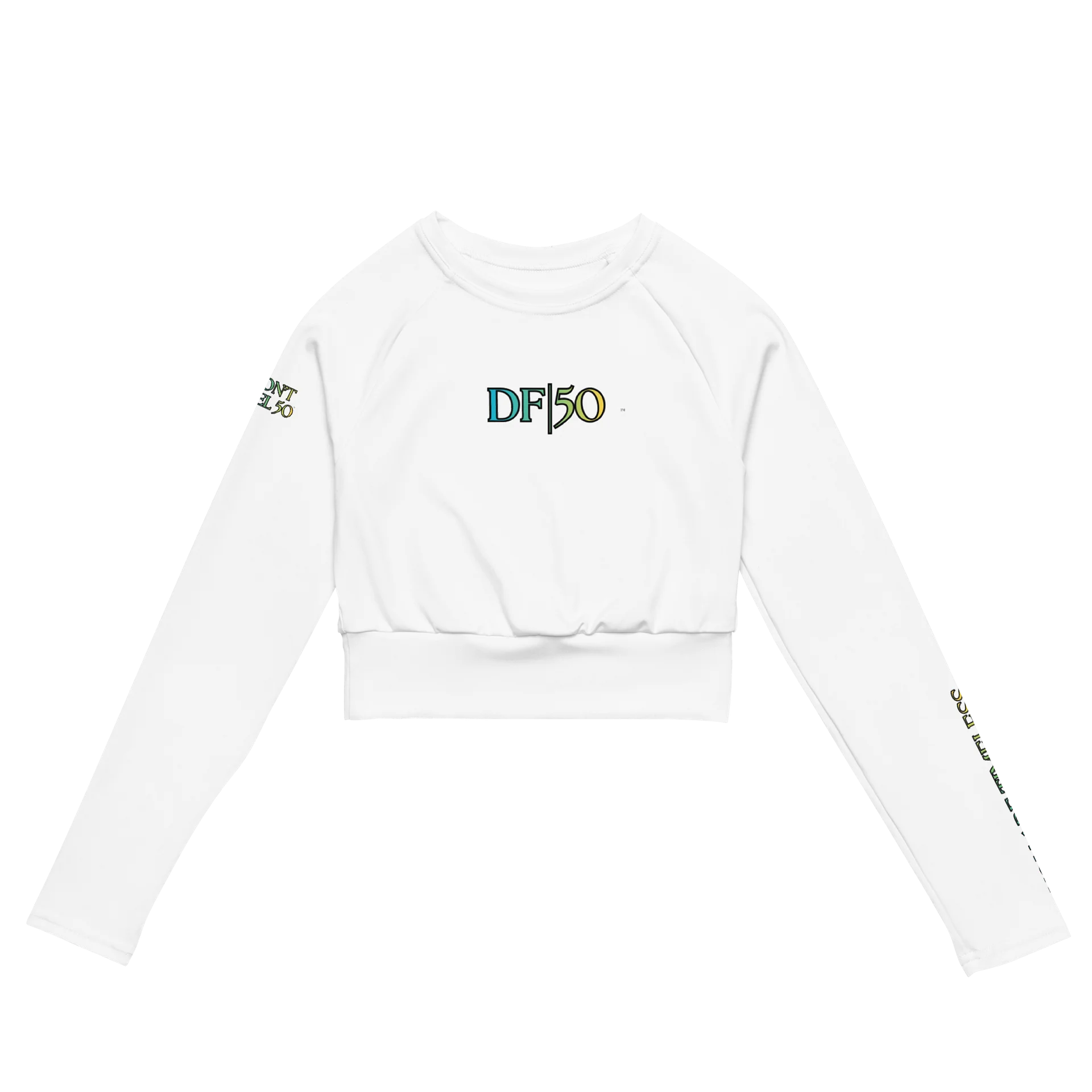 YOU ARE TIMELESS DF50 Recycled Fabric Long Sleeve Crop Top product image (2)