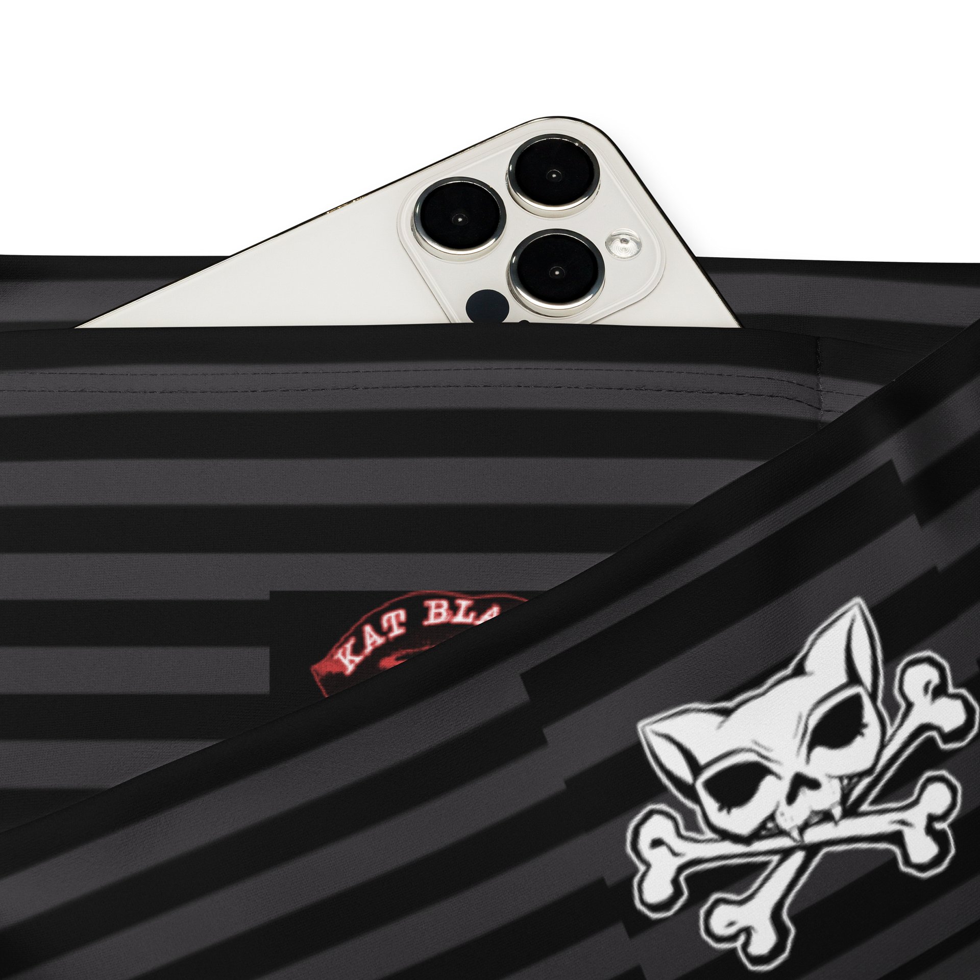 Blaque Stripped Kat Skull Flares product image (3)