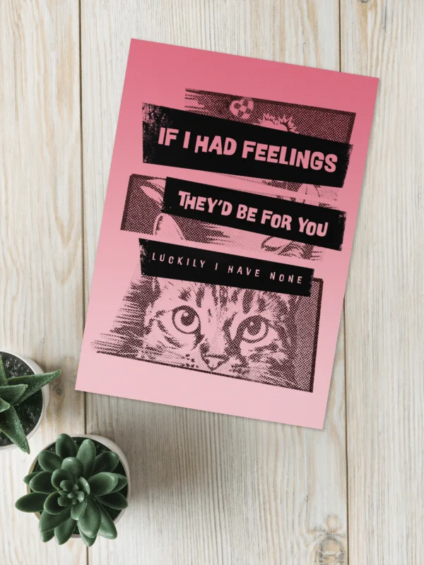 Vintage Cat Gaze - Event card product image (1)