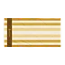 Solace Signature Golden Yellow Stripe Bath Towel