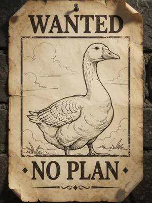 🚨 WANTED IN 7 KINGDOMS 🚨 Bro picked a goose instead of a battle horse 💀🪿⚔️ The goose has no strategy. The knight has no backup plan. ABSOLUTELY NO PLAN. Would you wear this? 😂 Shop the design at Bellindo. #Bellindo #AbsolutelyNoPlan #FunnyStreetwear #GraphicHoodie #StreetwearStyle 