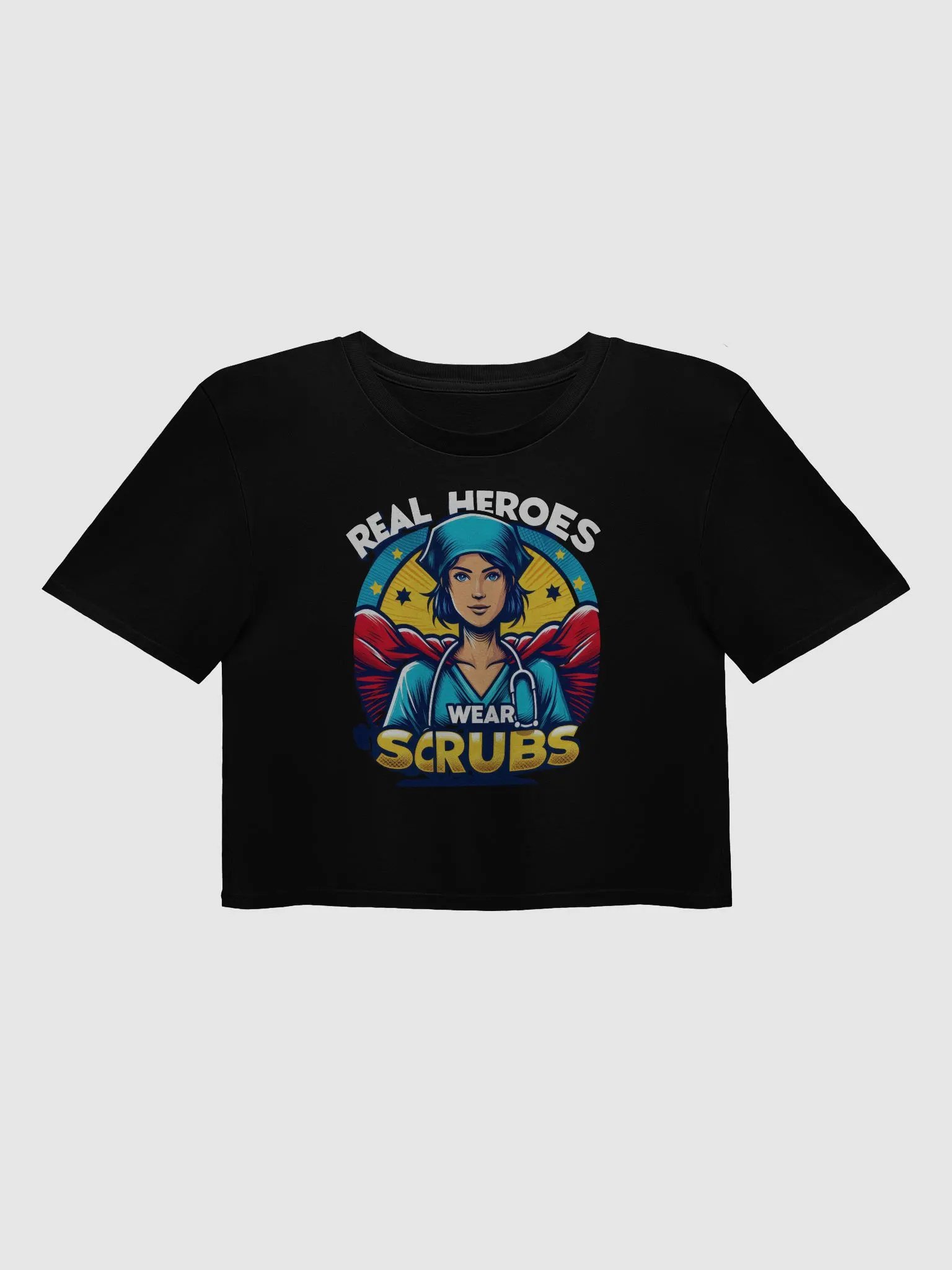 Superhero Scrubs Women's Crop Top product image (1)