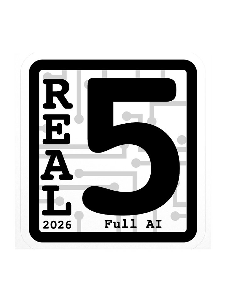 REAL 5 Sticker product image (1)