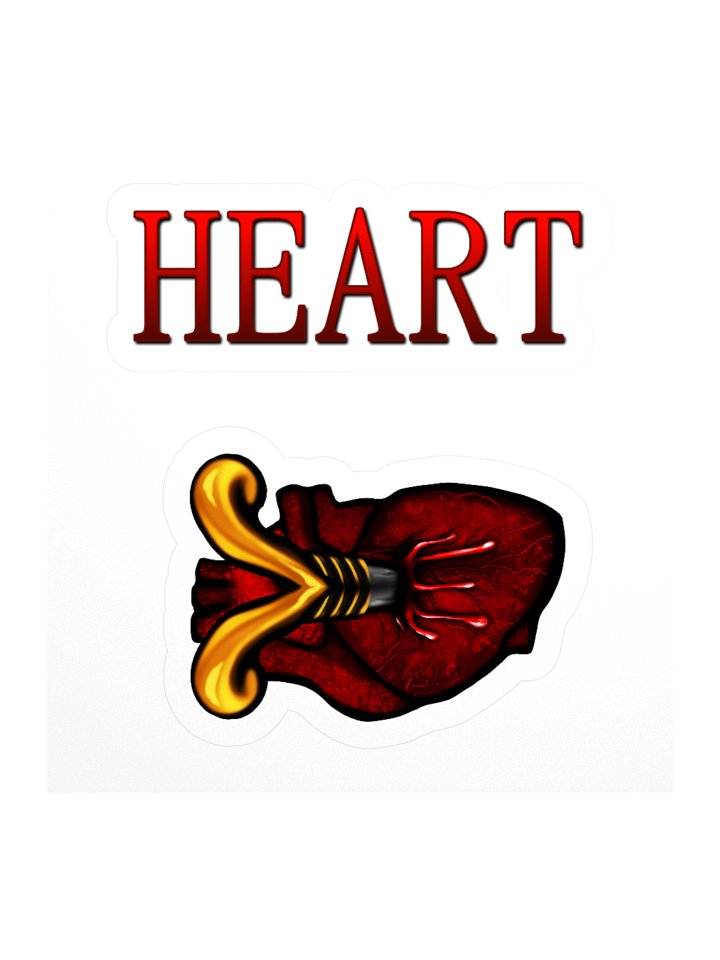 HEART Sticker Sheet product image (1)