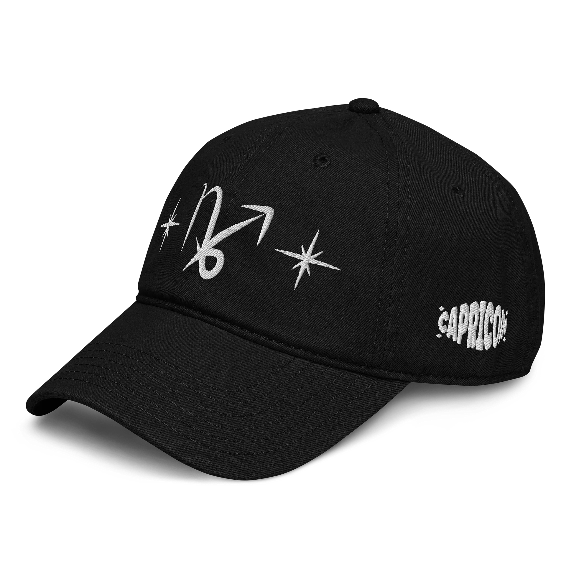 sagittarius-capricorn cusp dad hat (white) product image (4)