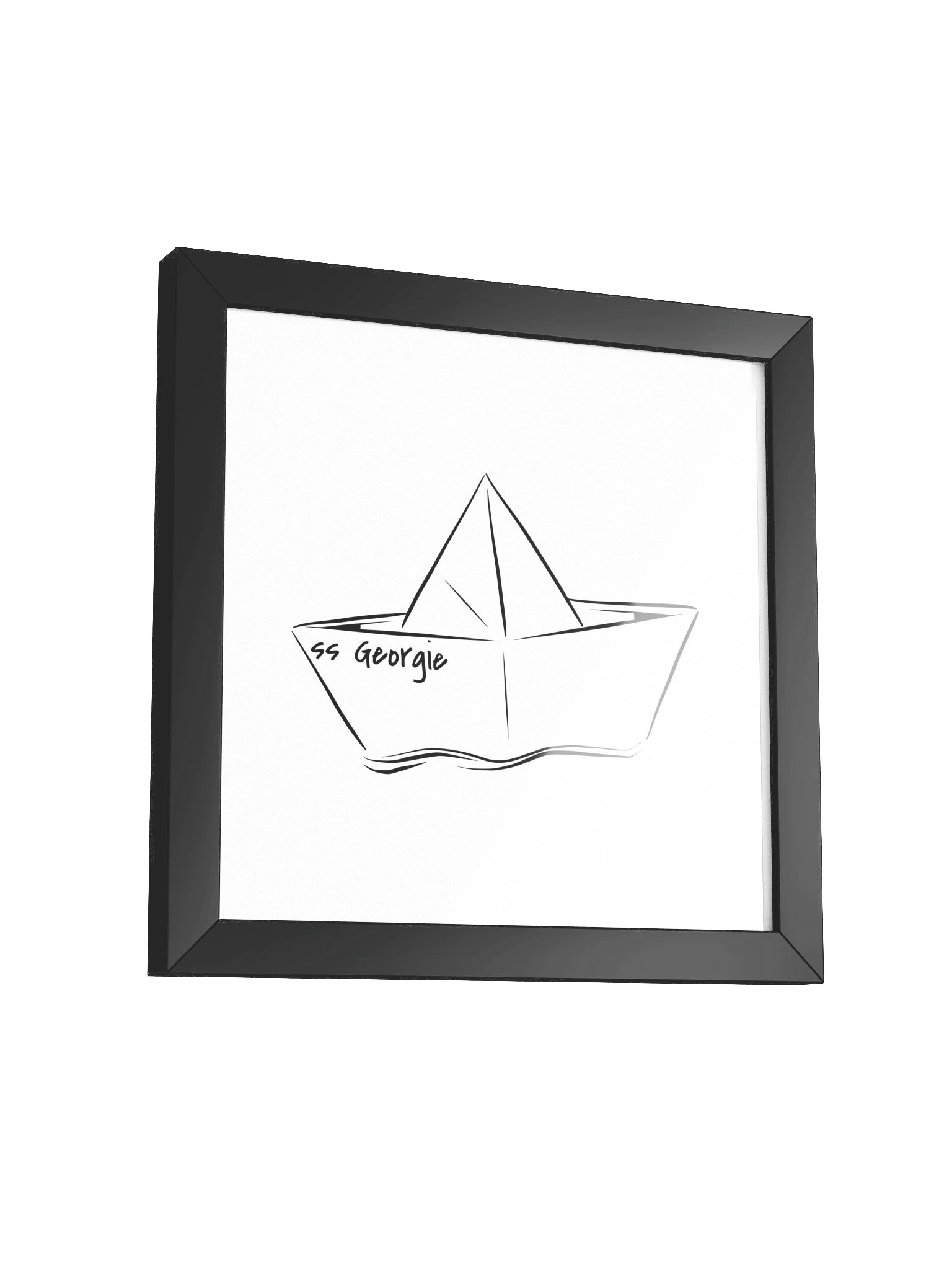 ss Georgie Paper Boat Framed Poster product image (13)