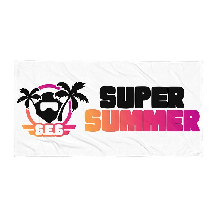 S.E.S Super Summer 26 - Gradient Logo Beach Towel product image (1)