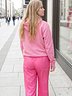 Plush-Brink-Pink | Pants