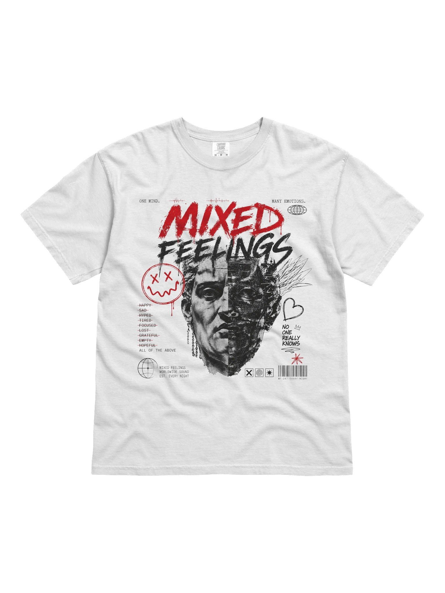 🎧 MIXED FEELINGS TEE product image (2)