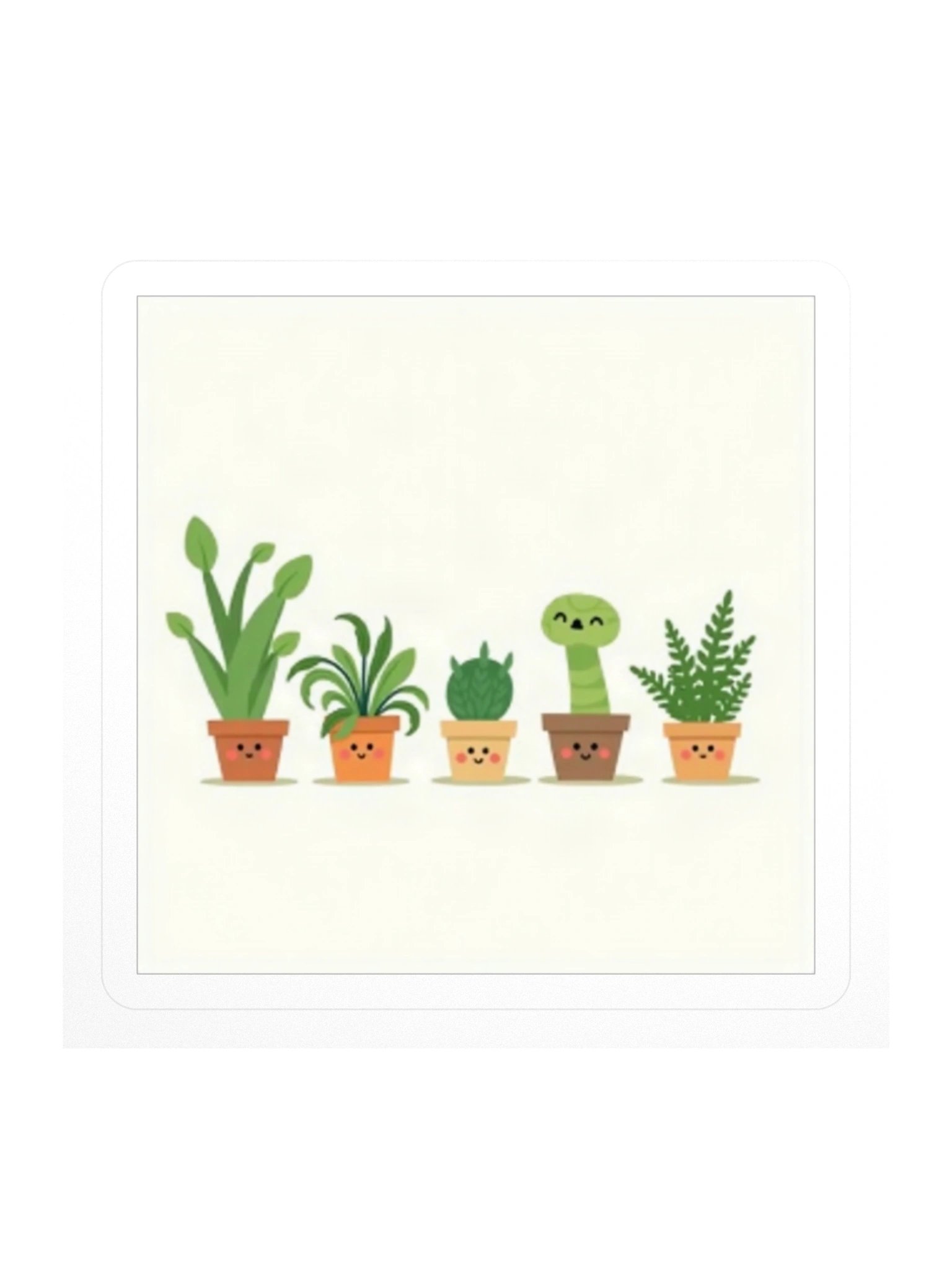 Houseplant Lineup — Sticker product image (1)