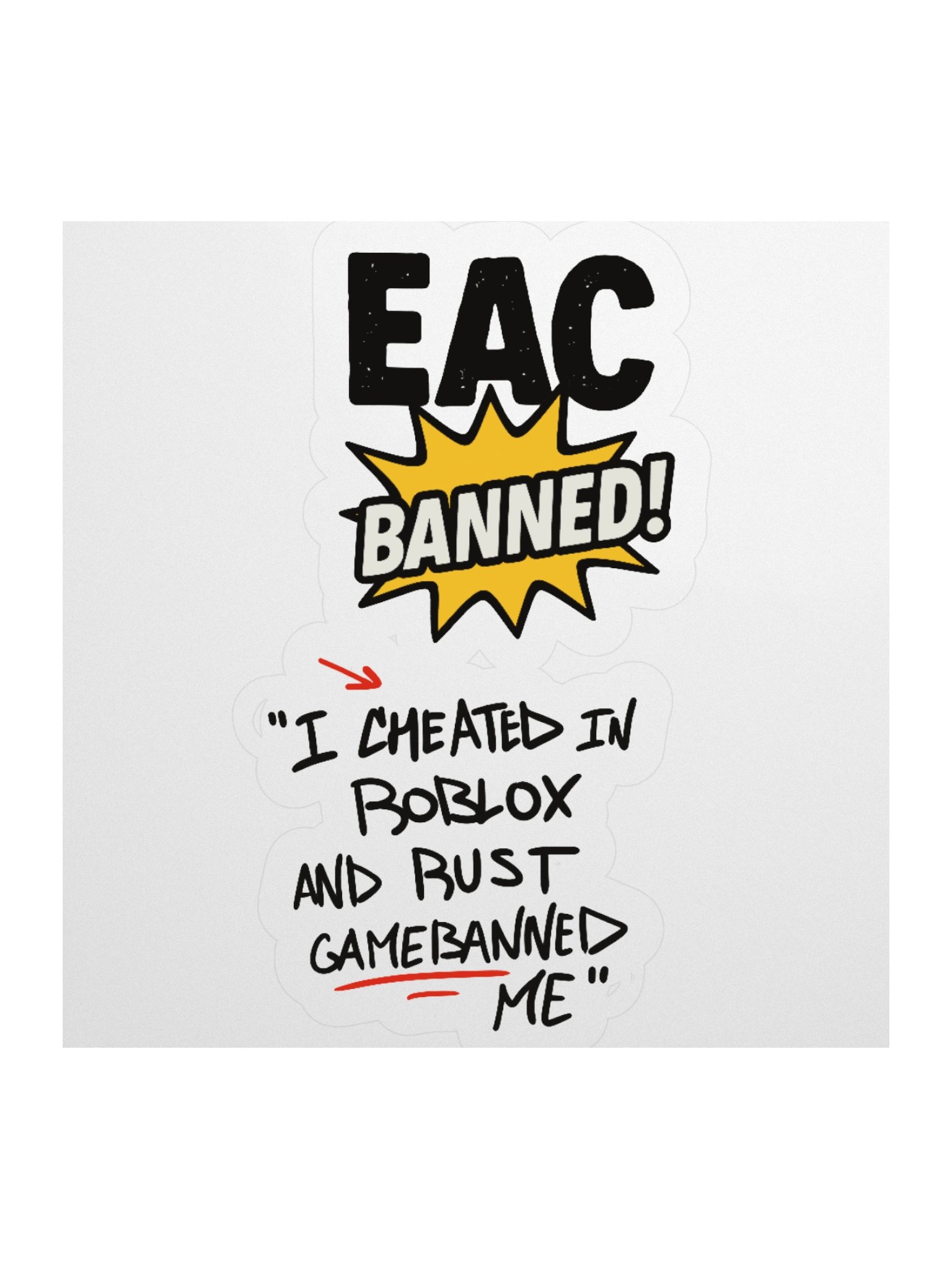 EAC Banned Sticker product image (1)