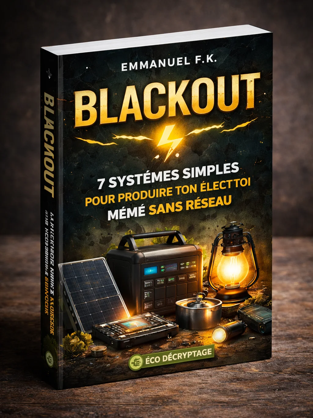 ⚡ BLACKOUT : 7 Systèmes Simples pour Produire Ton Électricité Chez Toi (Même Sans Réseau) – Guide Gratuit product image (1)