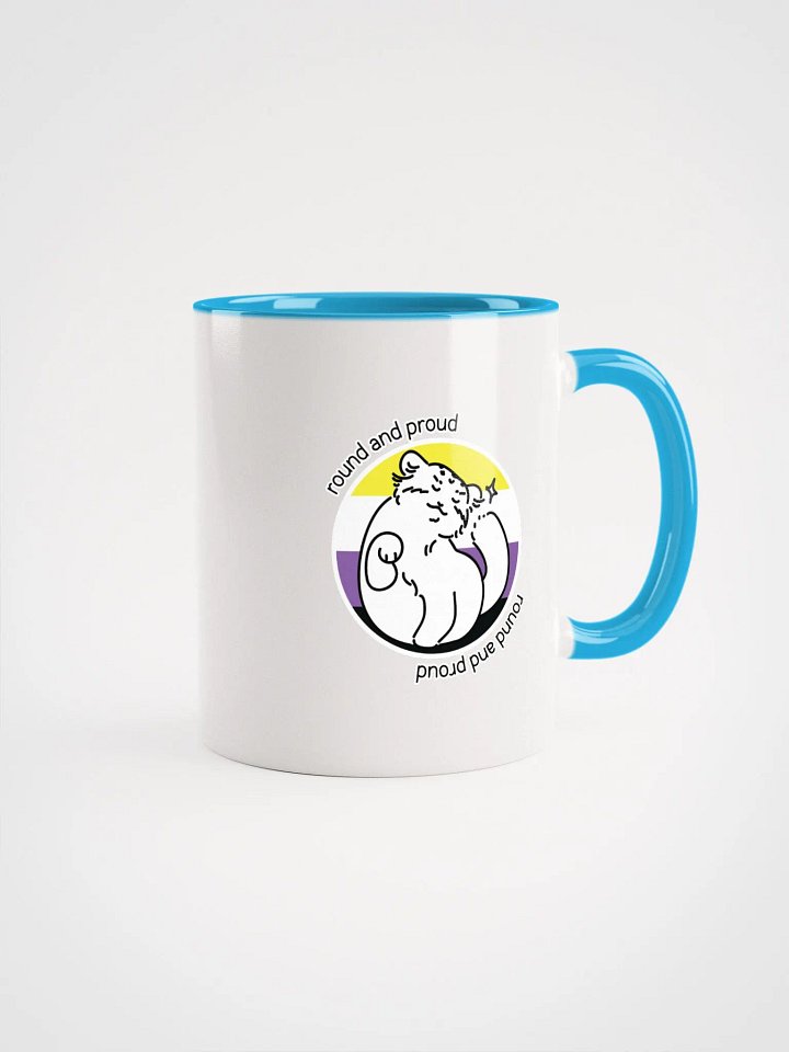 Round and Proud Manul Nonbinary Version - Mug product image (11)