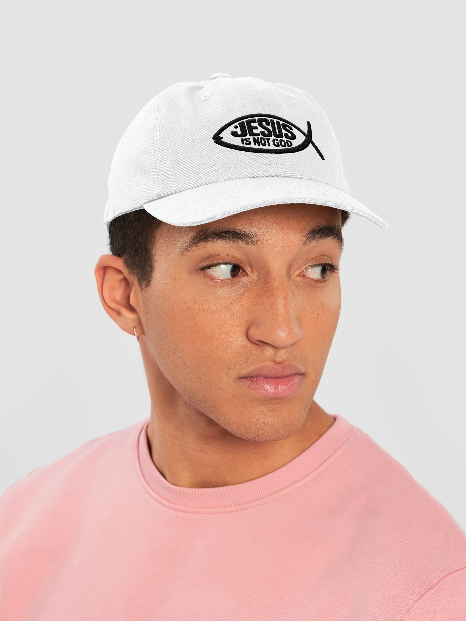 Jesus Is Not God Dad Hats Light Colors product image (6)