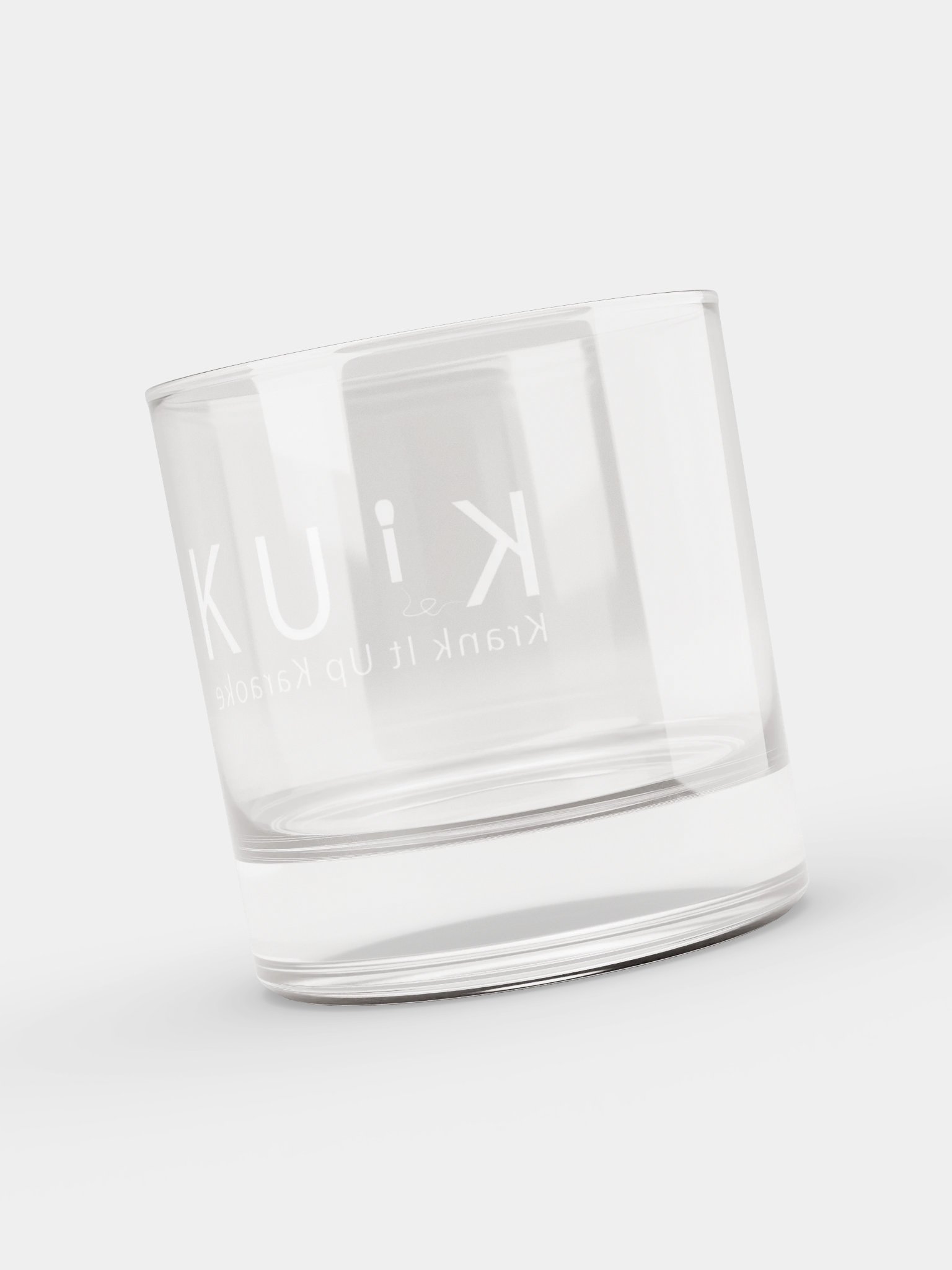 KIUK Rocks Glass — Word Logo product image (8)