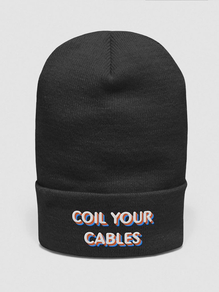 Coil Your Cables Beanie product image (1)