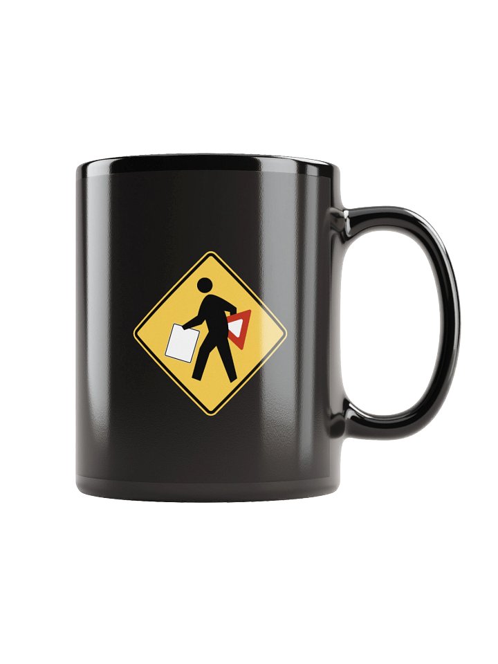 Sign Picker Logo Black Coffee Mug product image (1)
