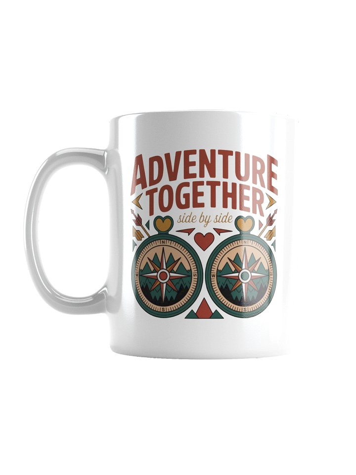 Adventure Together Couple Compass Coffee Mug product image (2)
