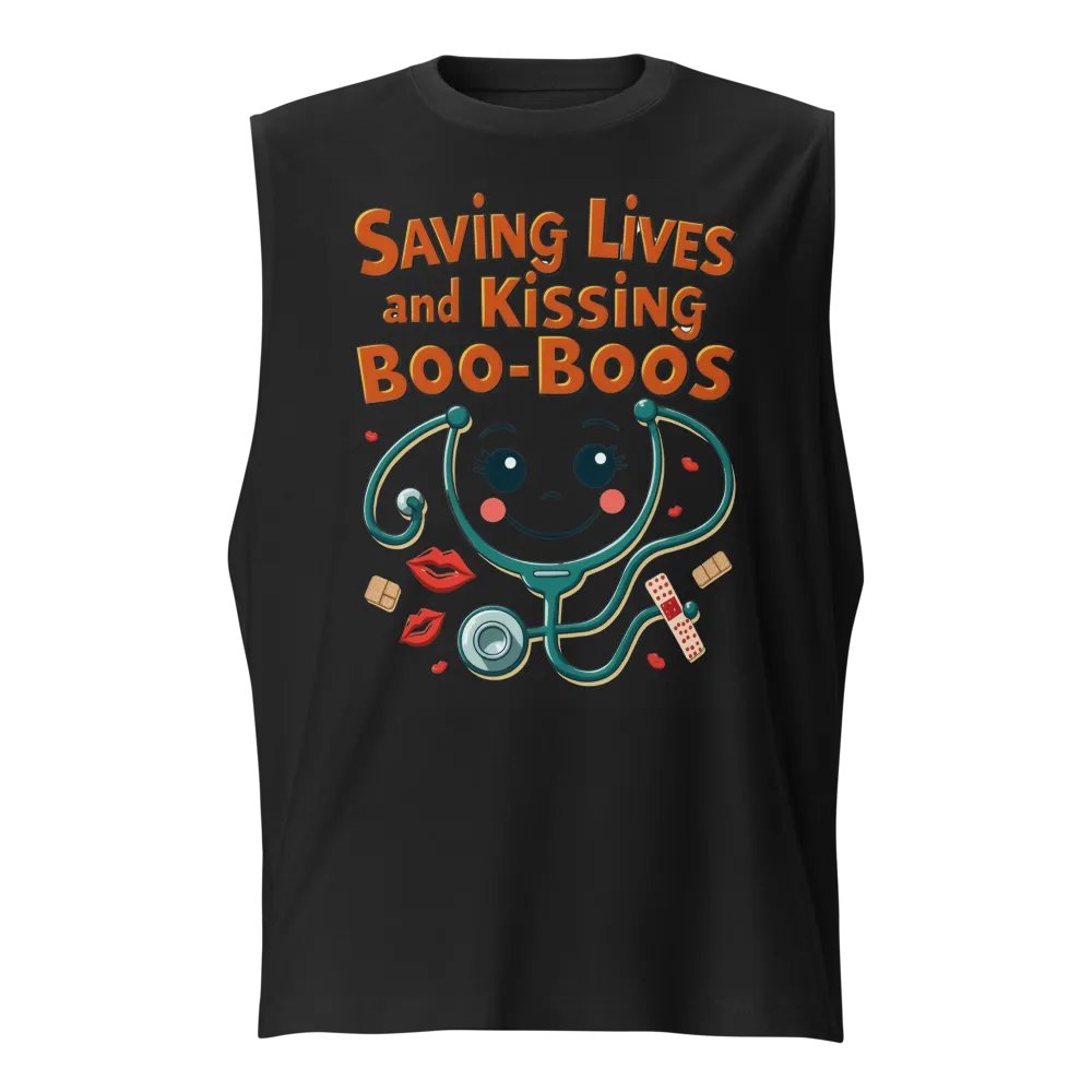 Cheerful Stethoscope Muscle Tank product image (1)