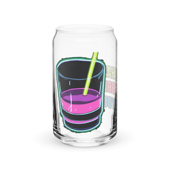 Cheers Neon Motivation Glass: BE HAPPY. BE BRIGHT. BE YOU. product image (1)