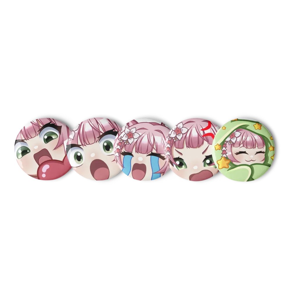 Cherry Mochi Button Set product image (3)