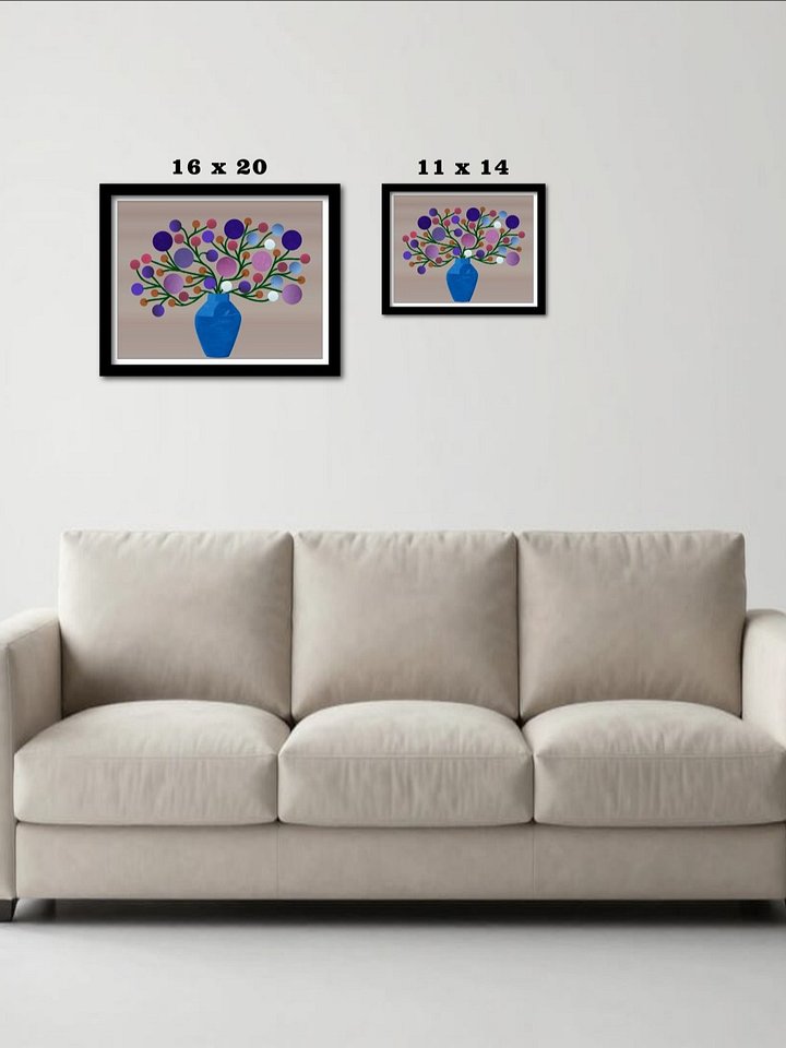 "Flowers in Vase" 20 x 16 inch Limited Signed and Numbered Print product image (2)