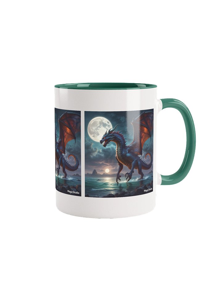 Mystical Dragon Moon Ceramic Mug product image (2)
