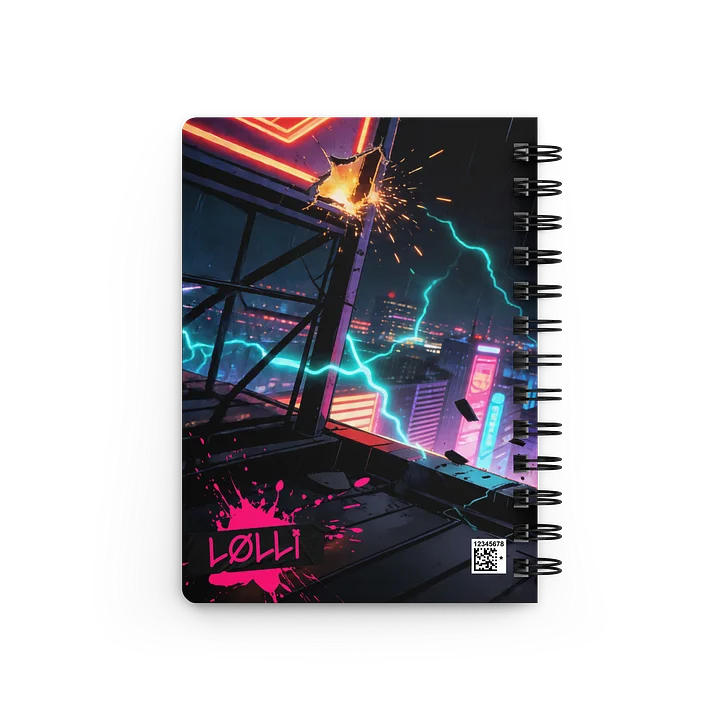 Cyberpunk Echo Echo Nightwave Neon Spiral Bound Journal product image (2)