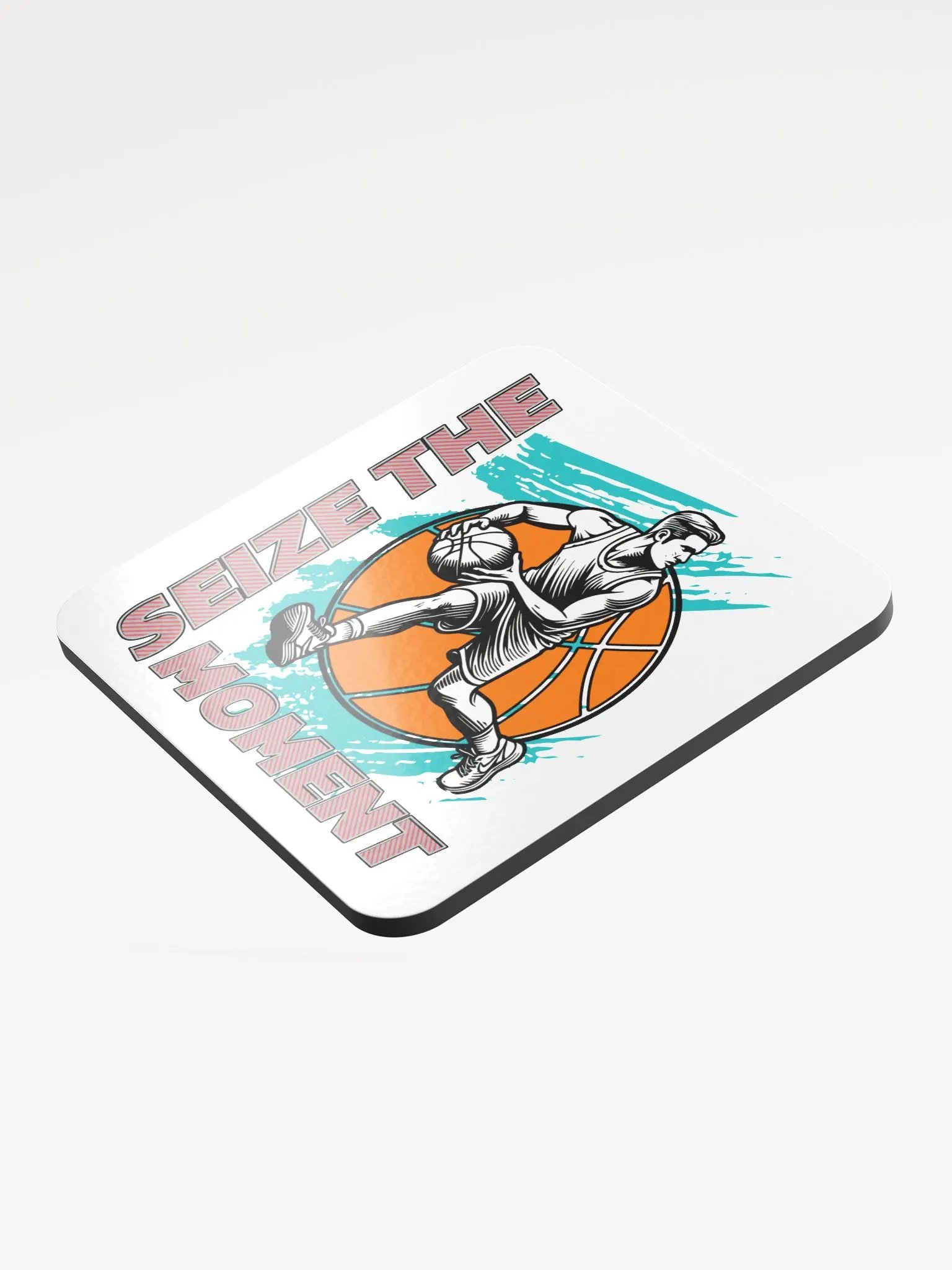 Seize the Moment Basketball Coaster Set product image (4)