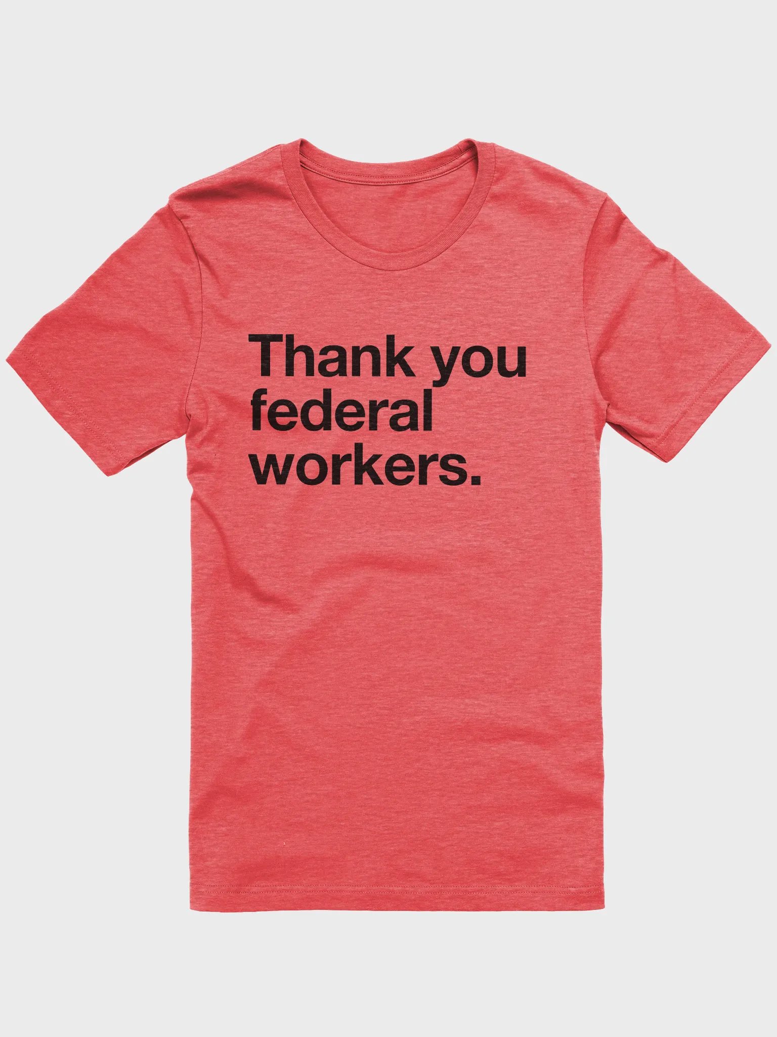 Thank You Federal Workers T-shirt (Black) product image (1)