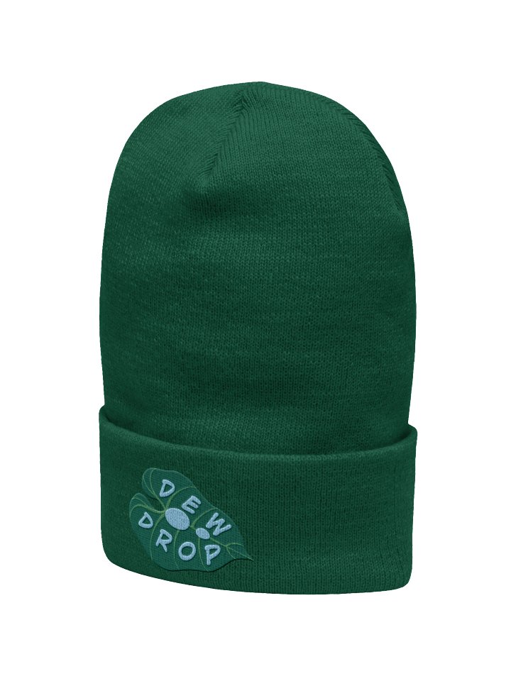 Dew Drop on a Leaf Beanie product image (2)