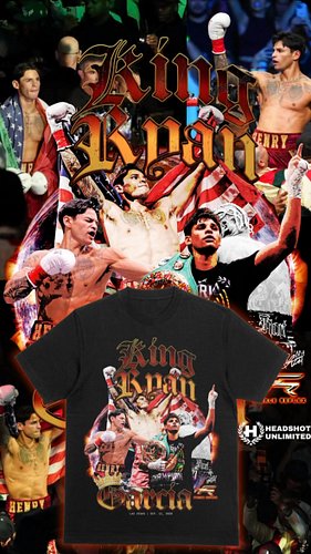 CONCEPT ONLY. NOT FOR SALE. 🎨🥊

A look at what we can do when fight photography, storytelling, and merch design come together...
