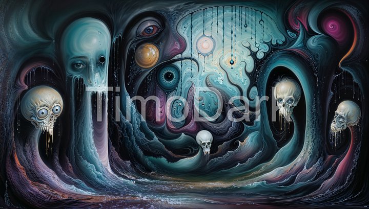 Surreal Abyss Desktop Wallpaper product image (1)