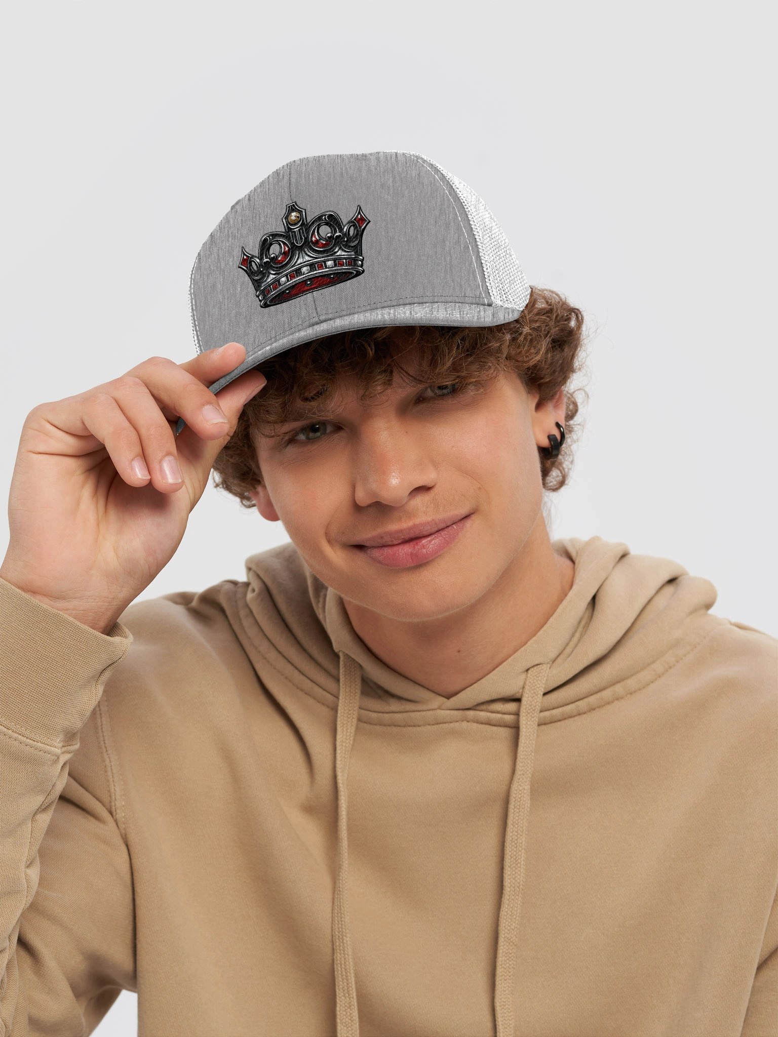 Swisha Sweet King™ Embroidered Crown Trucker Hat product image (6)