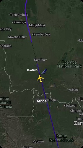 Boeing Bends into Brazzaville! (Lufthansa 747-8 Diverts Due to Smell in Cabin)

Follow for more! 👤

Map via @flightradar24 🗺️...