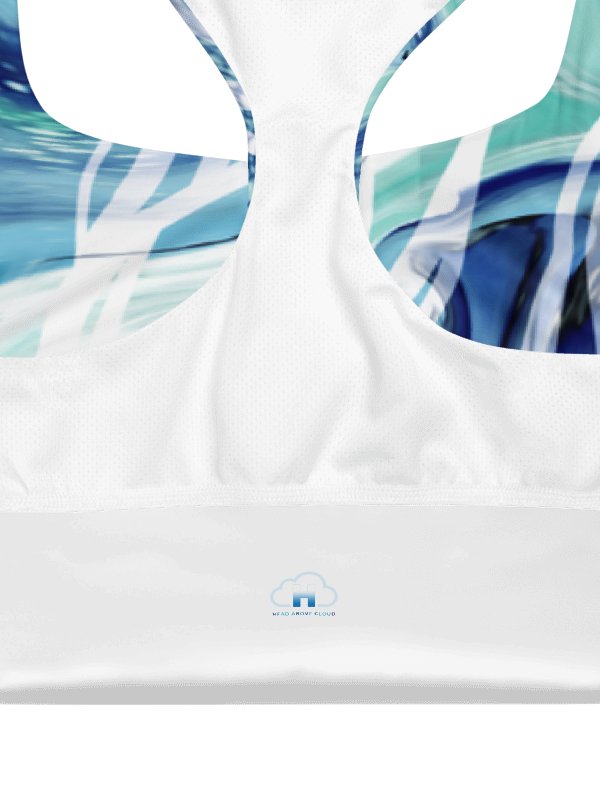 Ocean Lights Recycled Longline Sports Bra product image (3)