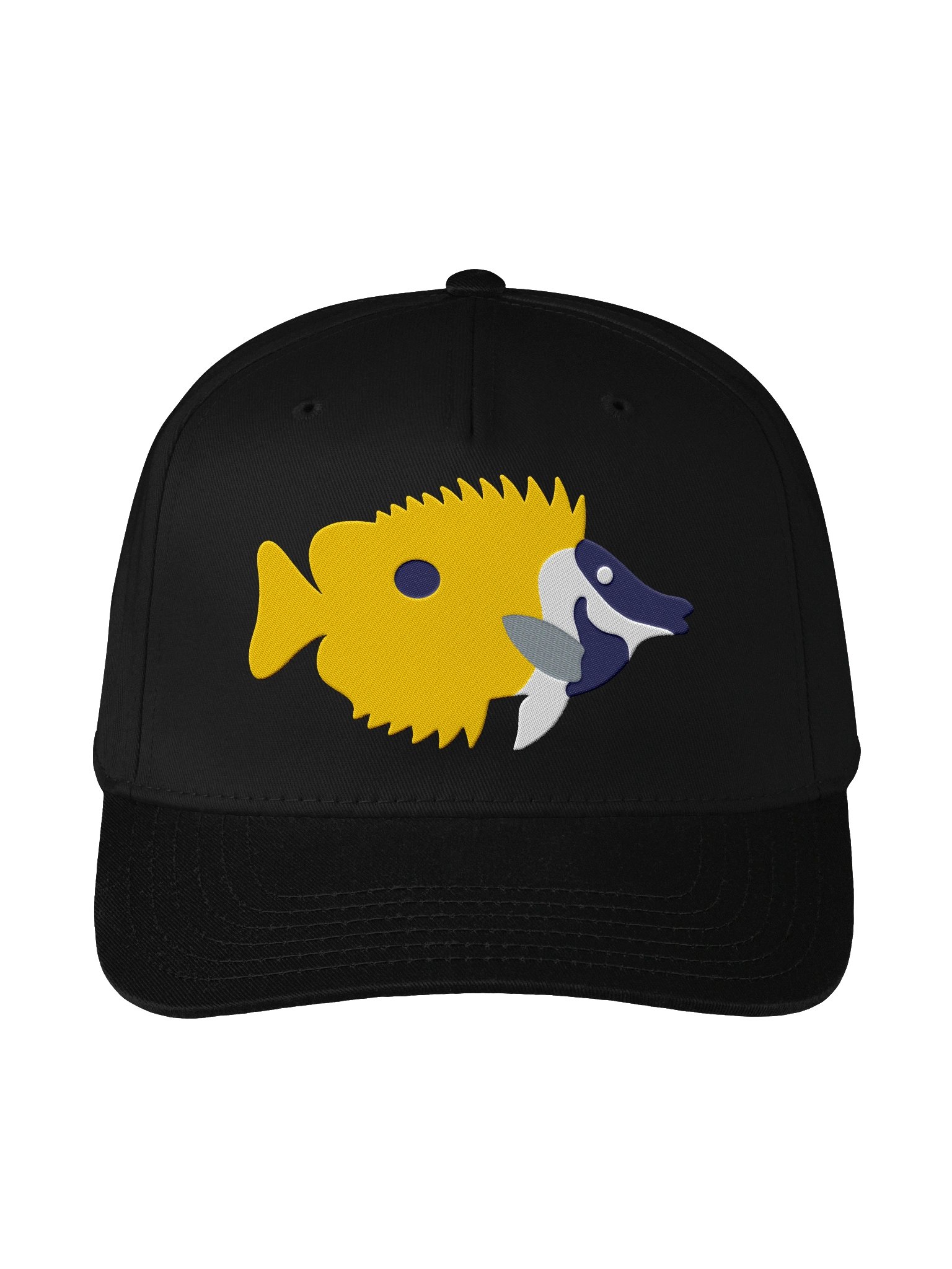 Foxface Rabbitfish(Version 2) Mid-Profile Baseball Cap (Embroidered) for Reef and Marine Aquarium Lovers product image (1)