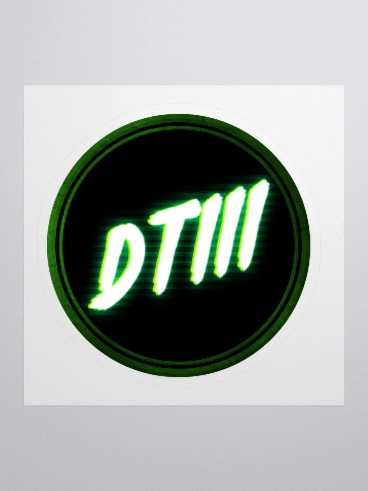 DTIII Logo Sticker product image (1)