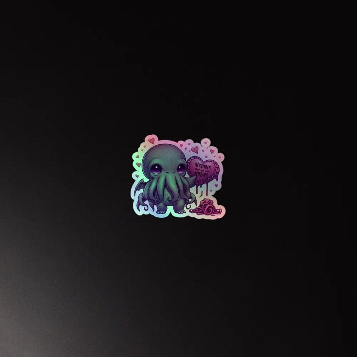 Remember Cthulhu Holographic Sticker product image (4)