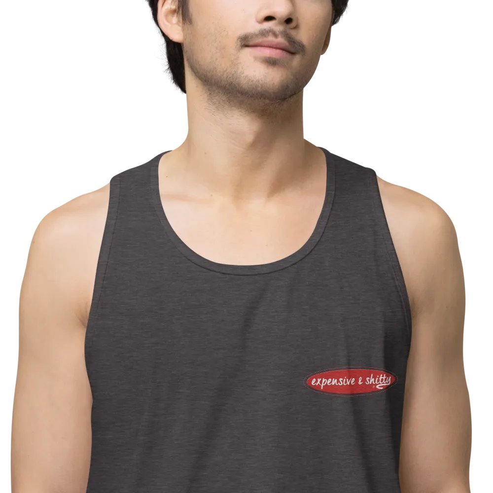 EXPENSIVE & SHITTY UNISEX EMBROIDERED SLEEVELESS TEE product image (1)