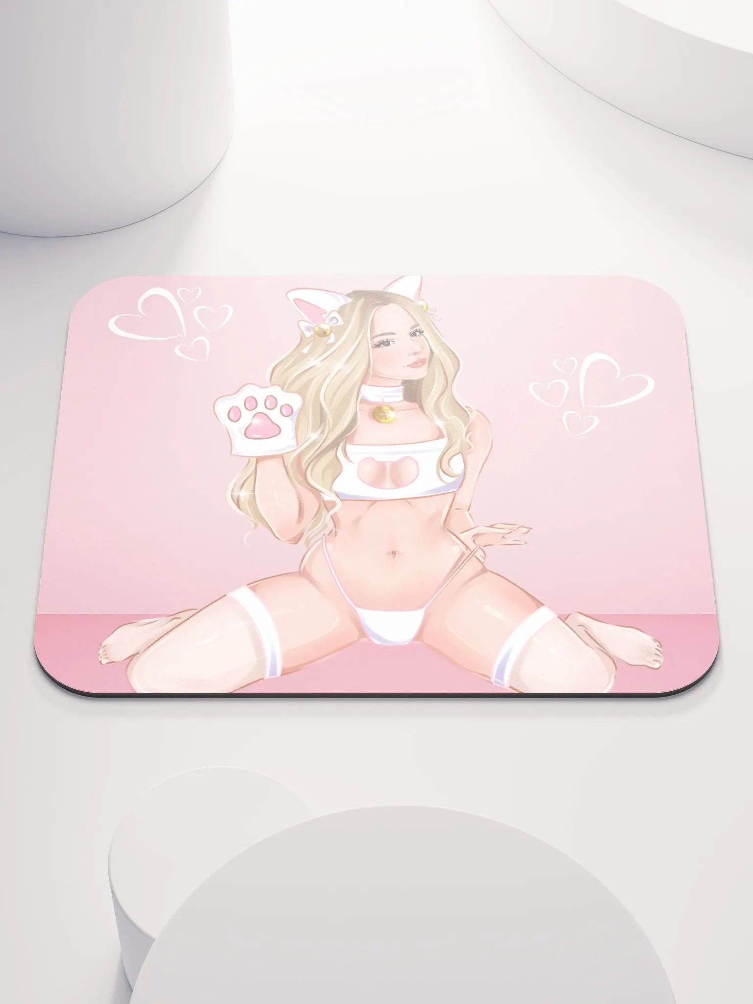 Madame kitty mouse pad product image (1)